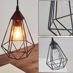 Suspension Cenova Noir, 1 lumière