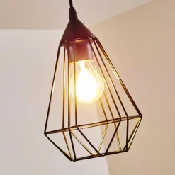 Suspension Cenova Noir, 1 lumière