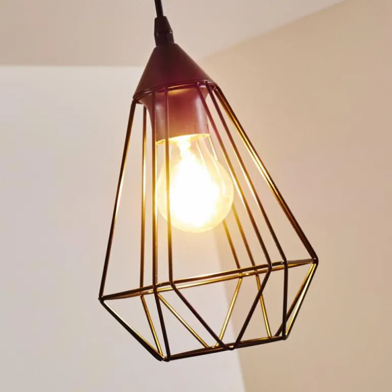 Suspension Cenova Noir, 1 lumière