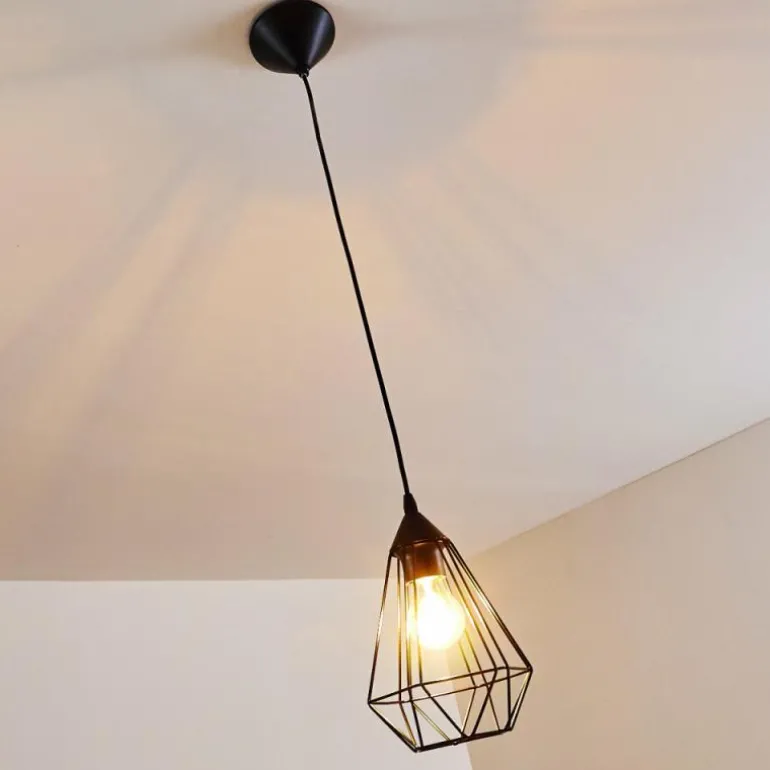 Suspension Cenova Noir, 1 lumière