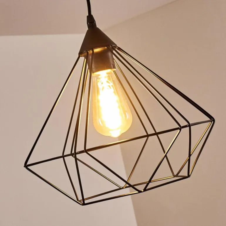 Suspension Cenova Noir, 1 lumière