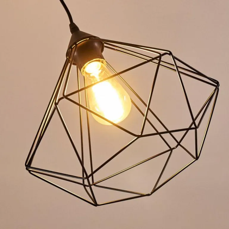 Suspension Cenova Noir, 1 lumière