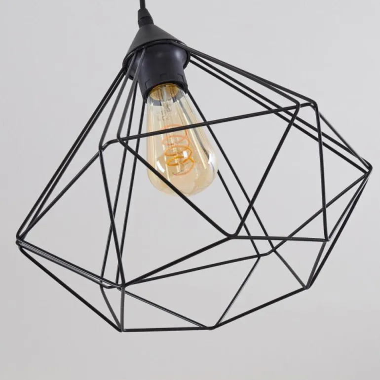 Suspension Cenova Noir, 1 lumière