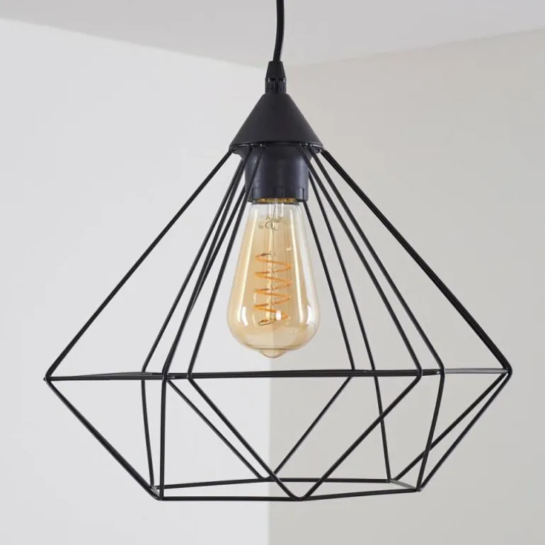 Suspension Cenova Noir, 1 lumière