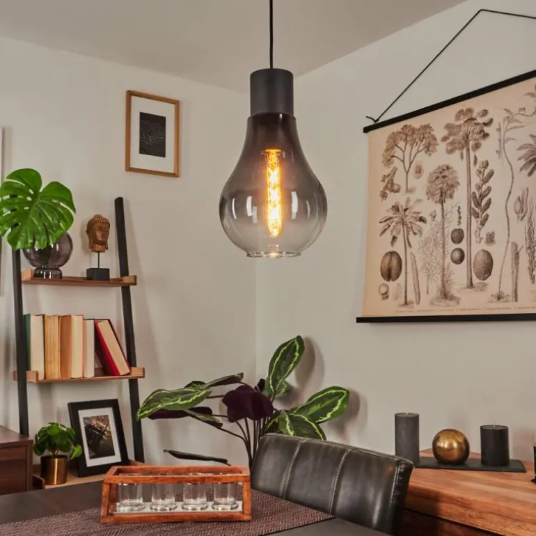 Suspension Chaumon Noir, 1 lumière