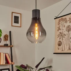 Suspension Chaumon Noir, 1 lumière