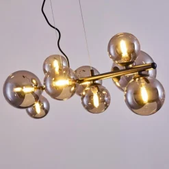 Suspension Chehalis LED Noir, 9 lumières