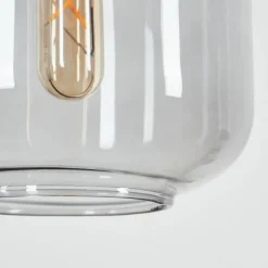 Suspension Chiedent Noir, 1 lumière