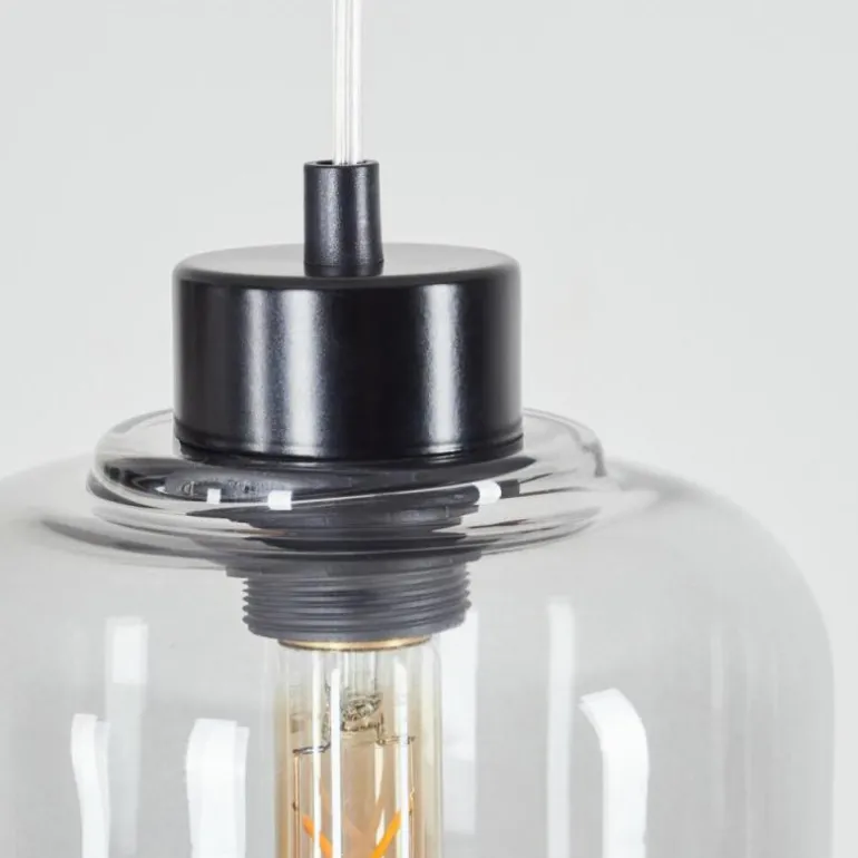 Suspension Chiedent Noir, 1 lumière