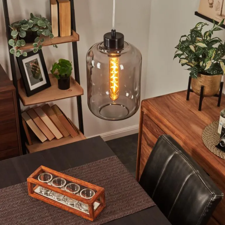 Suspension Chiedent Noir, 1 lumière