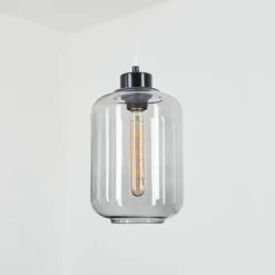 Suspension Chiedent Noir, 1 lumière