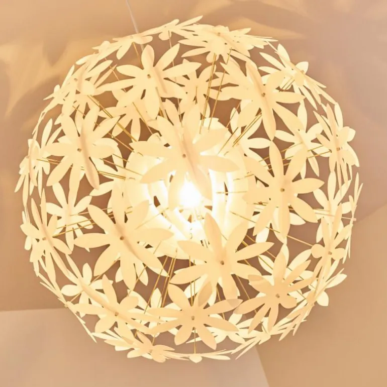 Suspension Chimore Blanc, 1 lumière