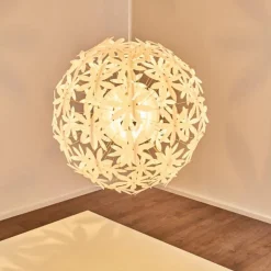 Suspension Chimore Blanc, 1 lumière