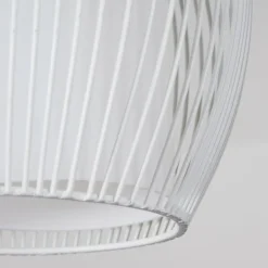 Suspension Chipoc Blanc, 3 lumières