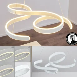 Suspension Chippewa LED Blanc, 1 lumière