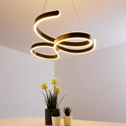 Suspension Chippewa LED Noir, 1 lumière