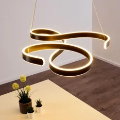 Suspension Chippewa LED Noir, 1 lumière