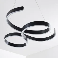 Suspension Chippewa LED Noir, 1 lumière