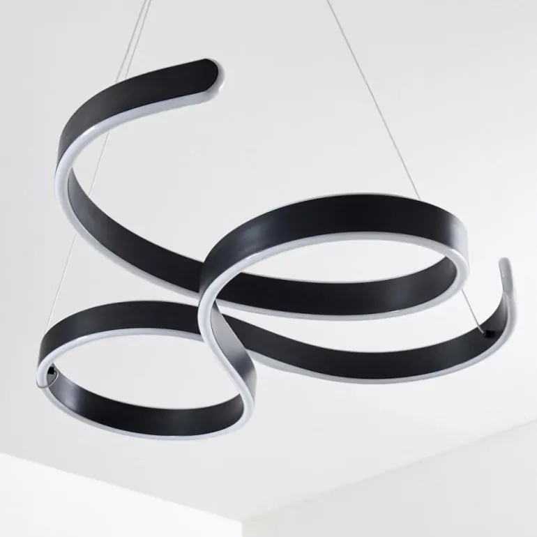 Suspension Chippewa LED Noir, 1 lumière