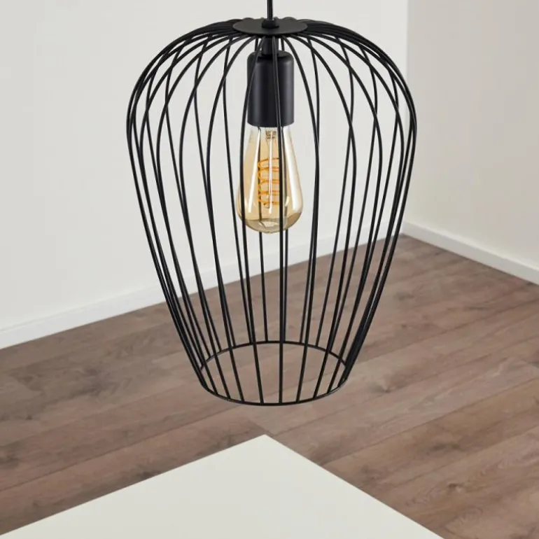 Suspension Chiuta Noir, 1 lumière