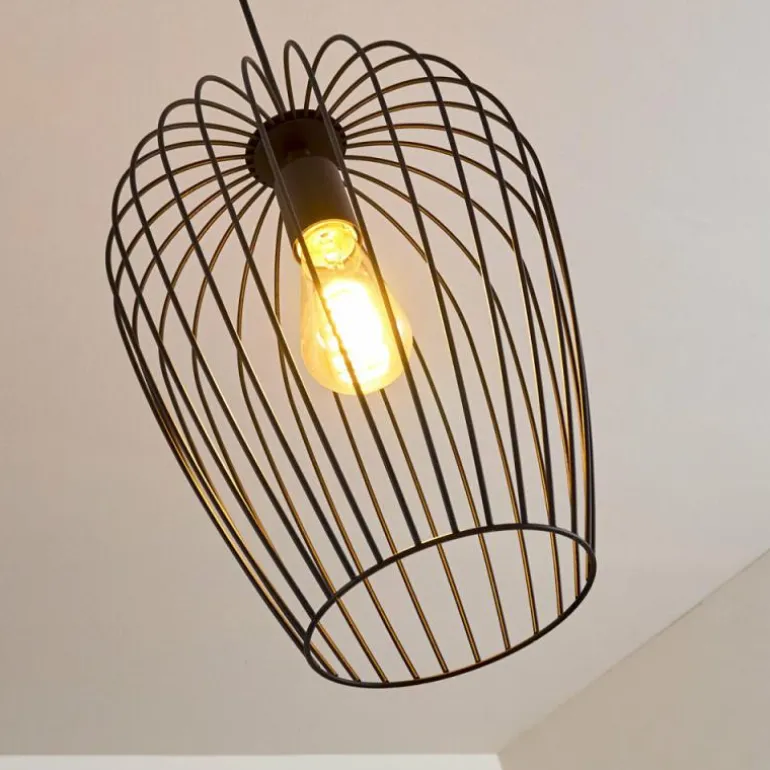 Suspension Chiuta Noir, 1 lumière