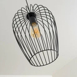 Suspension Chiuta Noir, 1 lumière