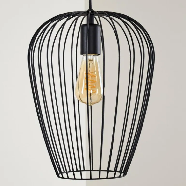 Suspension Chiuta Noir, 1 lumière