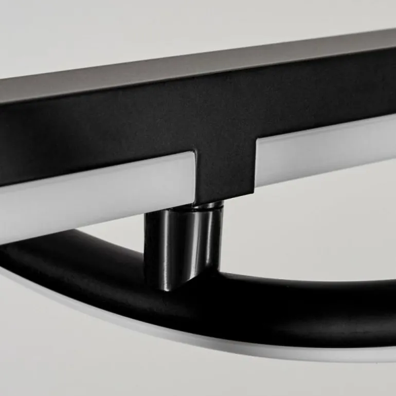 Suspension Chlak LED Noir, 2 lumières, Télécommandes