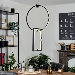 Suspension Chlak LED Noir, 2 lumières, Télécommandes