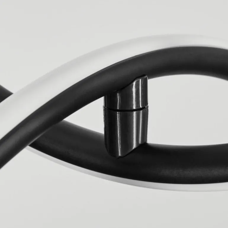 Suspension Chlak LED Noir, 2 lumières, Télécommandes