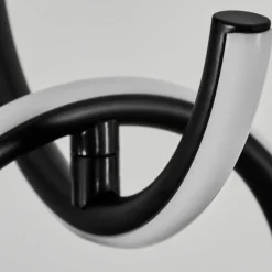 Suspension Chlak LED Noir, 3 lumières, Télécommandes