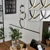 Suspension Chlak LED Noir, 3 lumières, Télécommandes