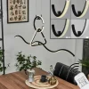 Suspension Chlak LED Noir, 3 lumières, Télécommandes