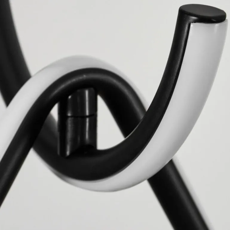 Suspension Chlak LED Noir, 3 lumières, Télécommandes