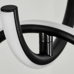 Suspension Chlak LED Noir, 3 lumières, Télécommandes