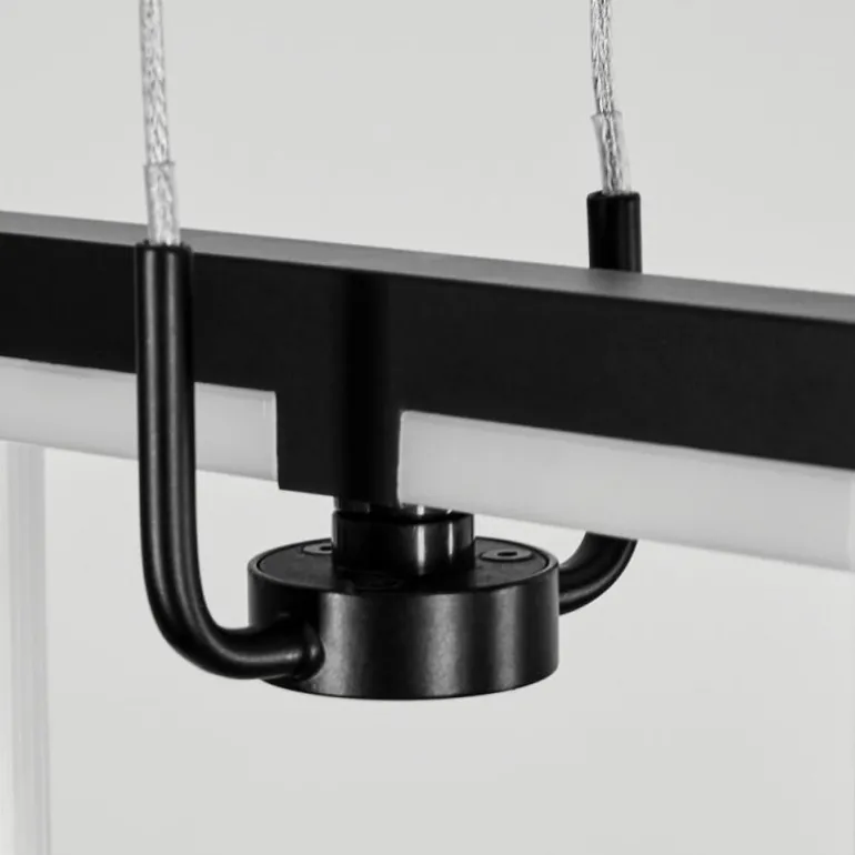 Suspension Chlak LED Noir, 2 lumières, Télécommandes