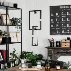 Suspension Chlak LED Noir, 2 lumières, Télécommandes