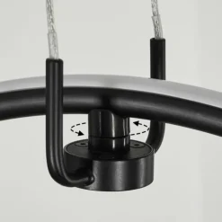 Suspension Chlak LED Noir, 3 lumières, Télécommandes