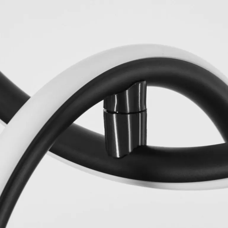 Suspension Chlak LED Noir, 3 lumières, Télécommandes