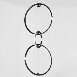 Suspension Chlak LED Noir, 3 lumières, Télécommandes