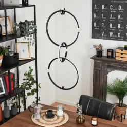 Suspension Chlak LED Noir, 3 lumières, Télécommandes