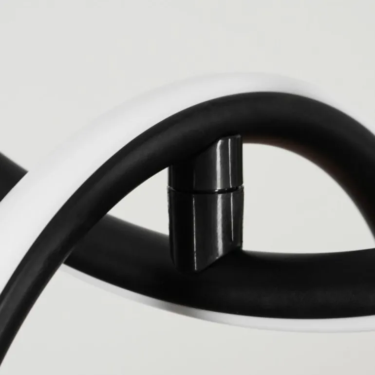 Suspension Chlak LED Noir, 3 lumières, Télécommandes