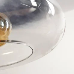 Suspension Coapilla Noir, 6 lumières