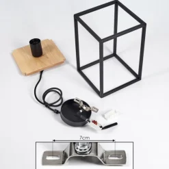 Suspension Colebrook Noir, 1 lumière