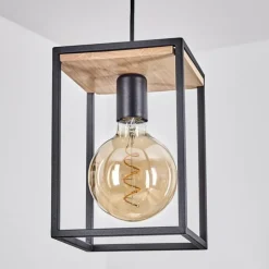 Suspension Colebrook Noir, 1 lumière