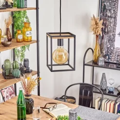 Suspension Colebrook Noir, 1 lumière