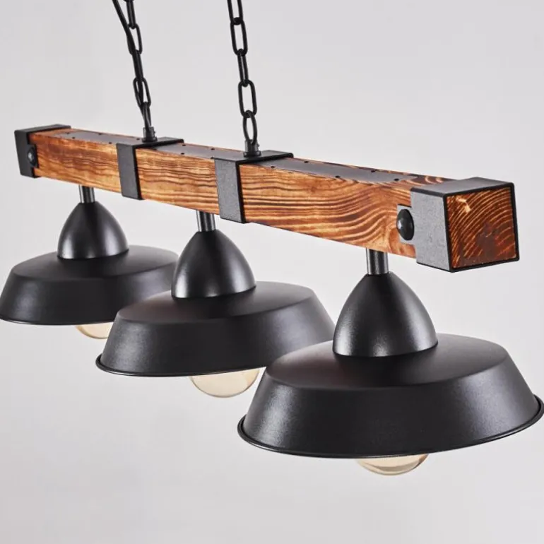 Suspension Corippo Noir, 3 lumières