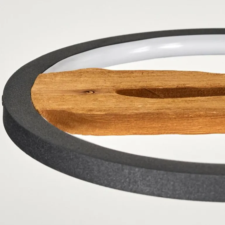 Suspension Cornol LED Écru, Noir, 1 lumière