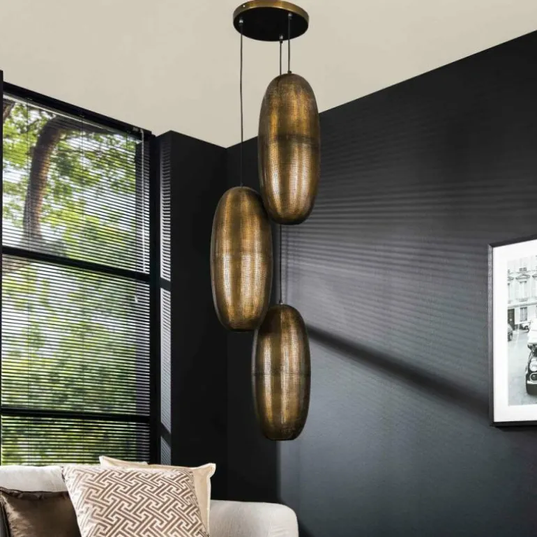 Suspension Cosmic Ancien, 3 lumières