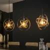 Suspension Cosmos Anthracite, 3 lumières